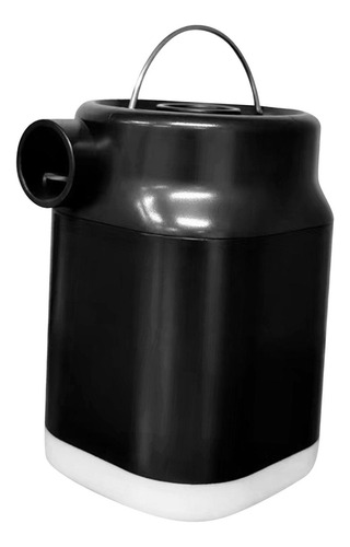 Bomba De Aire Eléctrica Compacta Para Equipos Negro