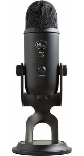Microfono Blue Yeti Blackout Usb Professional Multi-pattern 