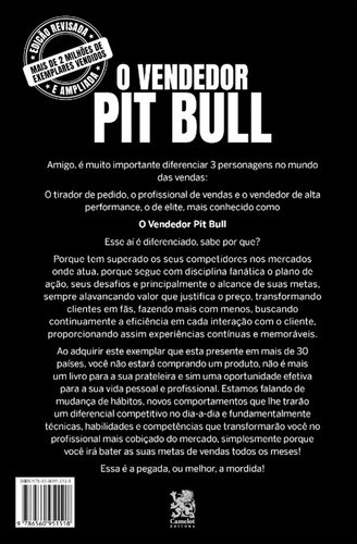 O Vendedor Pit Bul De Luis Paulo Luppa Editorial Camelot Capa Mole Edição 1 Em Português 2024