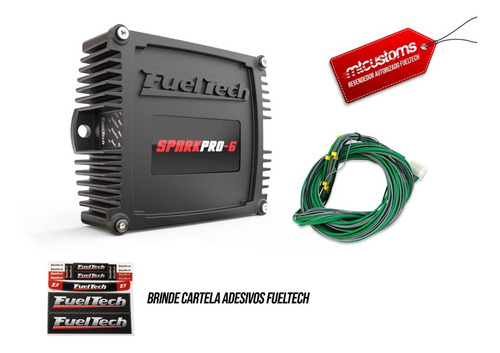 Fueltech Sparkpro-6 Com Chicote - 12x Sem Juros + Brindes!