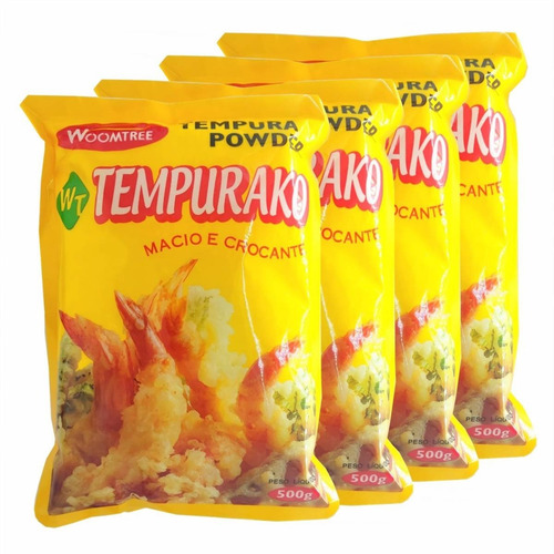 Farinha Para Tempurá Tempura Ko 2,5kg Woomtree (kit Com 5)