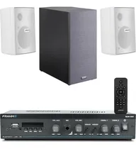 Comprar Kit Som Slim 1600 Frahm + 02 Caixas Ps200 + Subwoofer