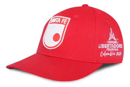 Gorra Ind Santa Fe Oficial Conmebol Libertadores Roja