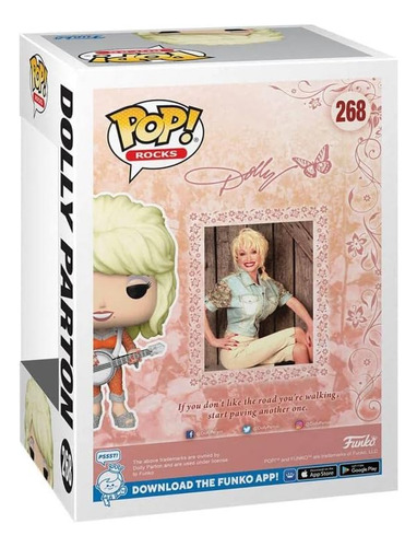 Figura De Vinilo Dolly Parton Pop Con Protector De Caja