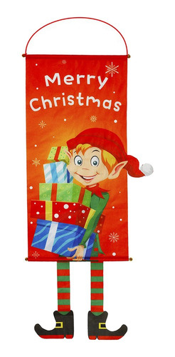 Imagen 1 de 6 de Banner De Pared De Navidad, Tapiz Para Colgar, Arte De Pared