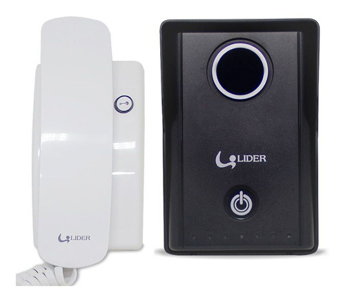 Porteiro Interfone Eletrônico Smart Touch Lr 570 Lider Cor Branco 110V/220V