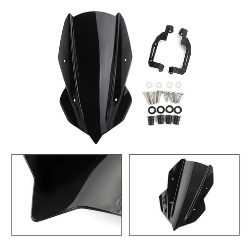 Parabrisa Parabrisa Para Kawasaki Z400 2019-2020 Negro