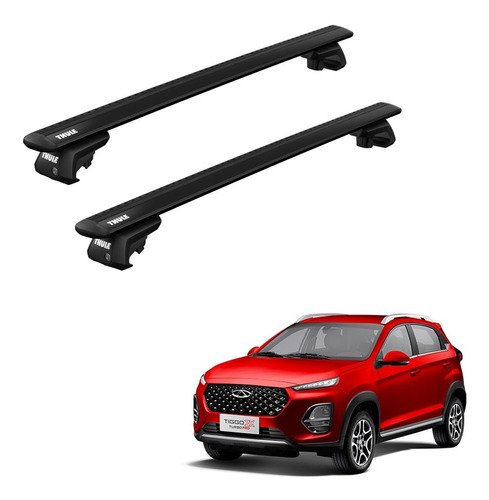 Rack Bagageiro Thule Evo Chery Tiggo 3x Hatch 2019 Em Diante