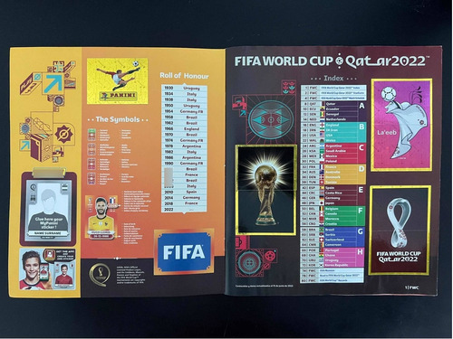 Álbum Panini Qatar 2022 Lleno