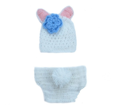 Imagem 3 de 3 de Conjunto Newborn Coelhinho - Coelho Prop Bebê Tam 6-9/9-12m