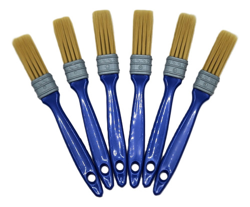 Pincel Para Tinta 3/4 (ideal Para Stain E Verniz) Kit 6 Pçs