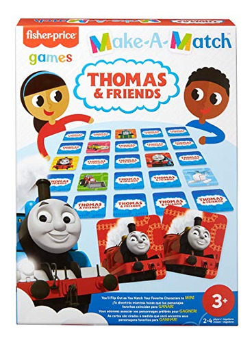 Jogo De Cartas Fisher-price Make-a-match Com Thomas & Friend