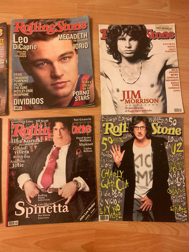 Lote De 8 Revistas Rolling Stones Años 2001-2007