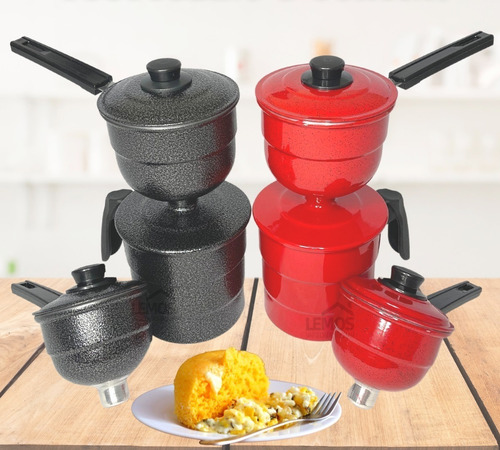 Cuscuzeiro Porção Única Com 2 Concha Peitinho De Moça Cuscuz