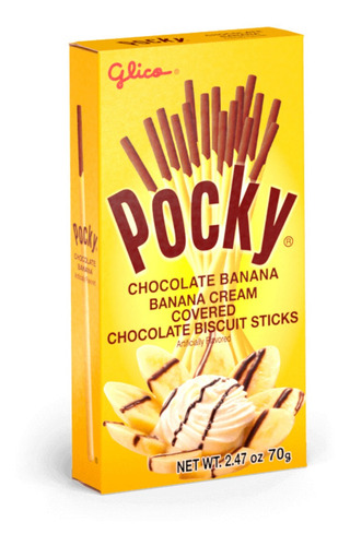 Glico Pocky Chocolate Banana Japones 70g