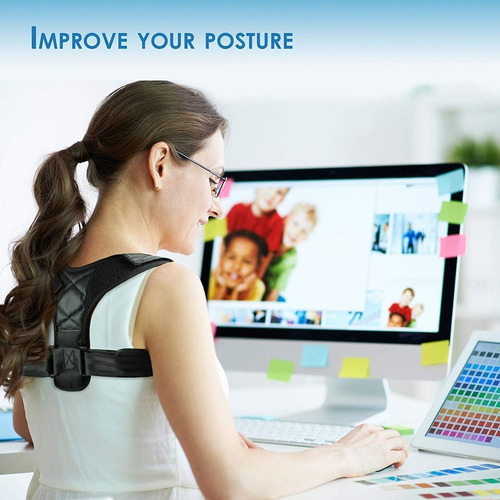 Corrector De Postura De ClavĂcula Ajustable Para Hombres Y M