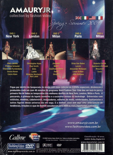 Dvd Amaury Jr. - Collection By Fashion Video - Lacrado