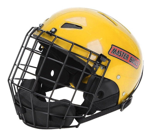 Capacete Para Montaria Em Touro Master Bulls Amarelo 23106