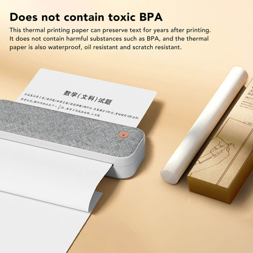 Mb Rollo De Papel Térmico, 2 Impresoras A4, 210 X 30 Mm De