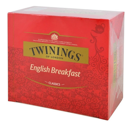 Té Twinings English Breakfast Té Negro 50 Saquitos