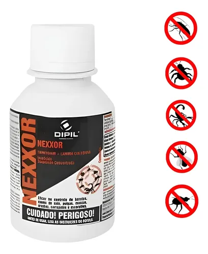 Nexxor 100ml Escorpião Barata Pulga Mosca Aranha Dipil | MercadoLivre