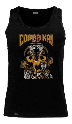 Camiseta Esqueleto Cobra Kai Serie Camisilla Hombre Sbo