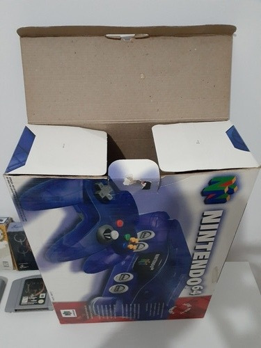 Nintendo 64 Na Caixa + Dois Jogos Originais Na Caixa. (Usado)