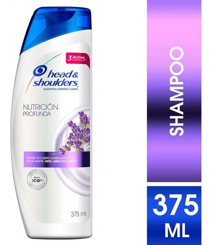 Shampoo Head & Shoulders Nutricion Profunda 375 Ml