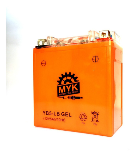 Bateria Myk Gel // Yb5-lb // Baccio Px - Mundomotos.uy