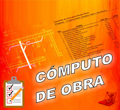 Cómputo Métrico De Obra - Avances Y Cronogramas