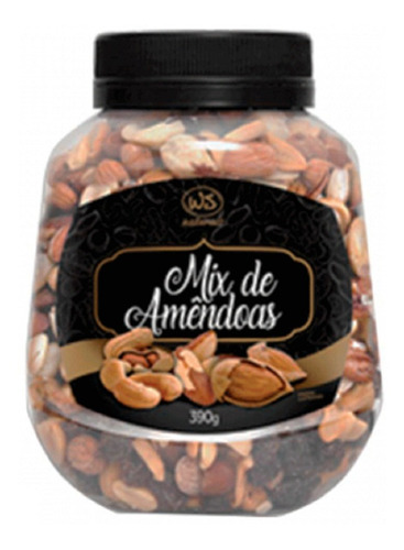 Mix De Amêndoas Ws Naturais 390g