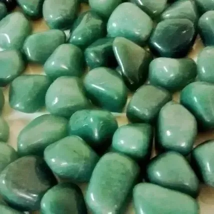 Quartzo Verde 2-4cm Pedras Brasileiras Naturais Polidas 2kg