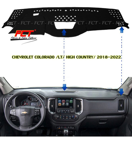 Cubretablero Chevrolet Colorado/ Lt/ High Country/ 2019 2020