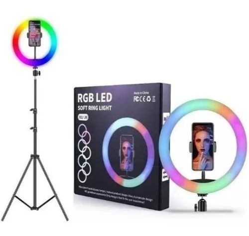 Aro Luz 12 Pulgadas Rgb Colores Con Tripie 2m Env o gratis