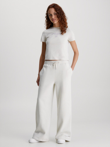 Polera Varsity Baby Blanco Calvin Klein