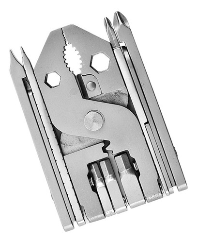 Alicates Compactos 25 En 1 Plegables De Acero Inoxidable