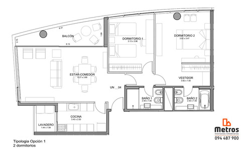 Imagen 11 de 14 de Amueblado - 2 Dorm 2 B - Garaje X2 - Vista Al Mar Y Al Lago - Piscina Climatizada - Seguridad 24hs- Alquiler Apartamento Parque Miramar