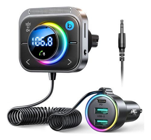 Joyroom - Adaptador Bluetooth De 5.3 Fm/aux Bluetooth Para A