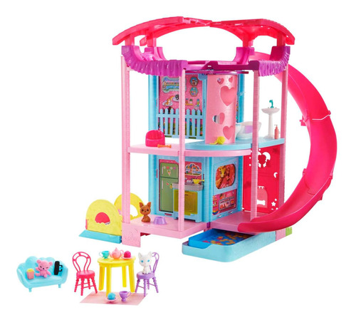 Casa Muñeca Barbie Chelsea 2 Pisos Con Accesorios Mattel