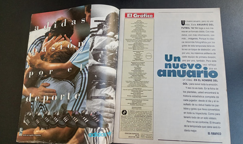Anuario El Gráfico Del Fútbol 92/93 Edición Especial 72 E (Usado)
