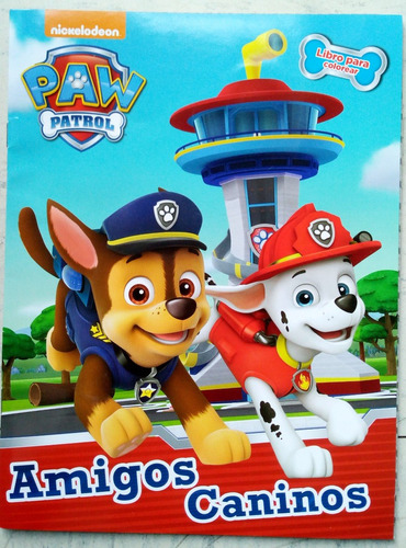 Patrulla Canina Paq 6 Libros Iluminar Colorea Paw Patrol