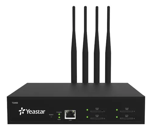 Gateway Gsm Voip Yeastar Tg400l 4 Puertos Lte 4g