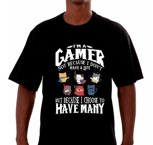 Camiseta Rpg I'm Not A Gamer Because...