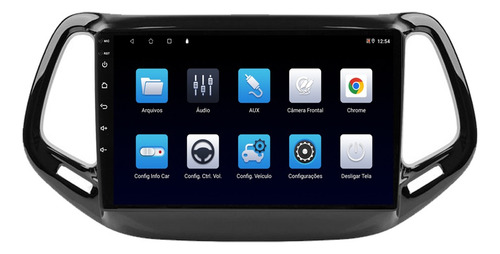 Multimidia Compass 9p Adak G2 Android 14 Carplay 2gb 64gb