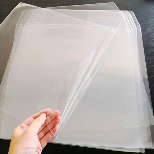 Imagen 6 de 10 de 25 Fundas Exteriores De Pvc Grueso Para Discos De Vinilo Lp