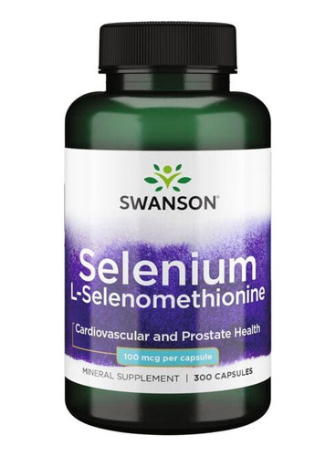 Swanson Selenium L-selenomethionine 100mg 300 Cápsulas 