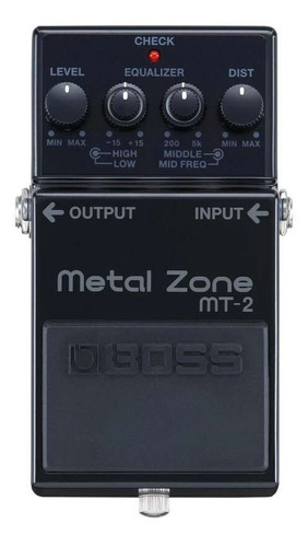 Pedal Compacto Boss Metal Zone Mt-2 30 Aniversario