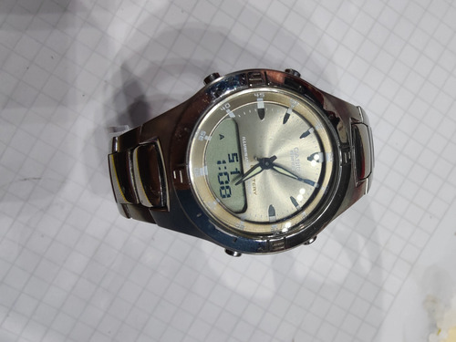 Reloj Casio Edifice Efa 110 Plateado Plateado Gris (Usado)