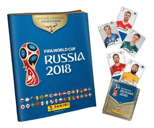 Álbum Fifa World Cup Rusia 2018 Tapa Blanda