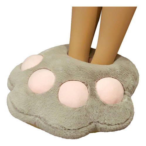 Peluche De Pantuflas Calientes Con Pies De Dibujos Anima [u]